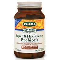 Udos Choice Super 8 Hi-Potency Probiotic, 30 Capsules, Flora Health