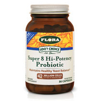 Udos Choice Super 8 Hi-Potency Probiotic, 60 Capsules, Flora Health
