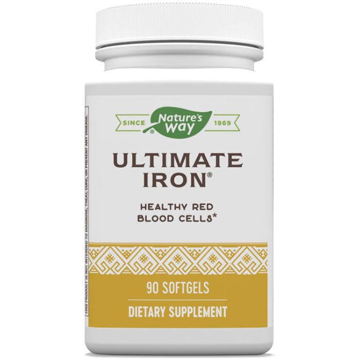 Ultimate Iron, 90 Softgels, Enzymatic Therapy