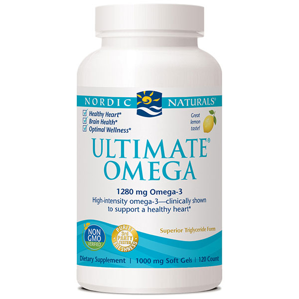 Nordic Naturals Ultimate Omega 120 Softgels, Nordic Naturals