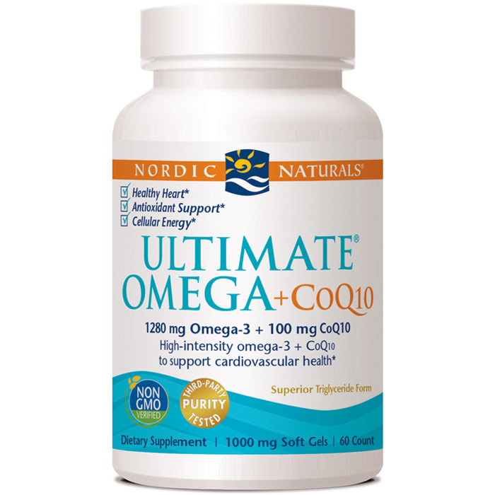 Ultimate Omega + CoQ10, 120 Softgels, Nordic Naturals