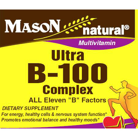 Ultra B-100 Complex, 60 Tablets, Mason Natural