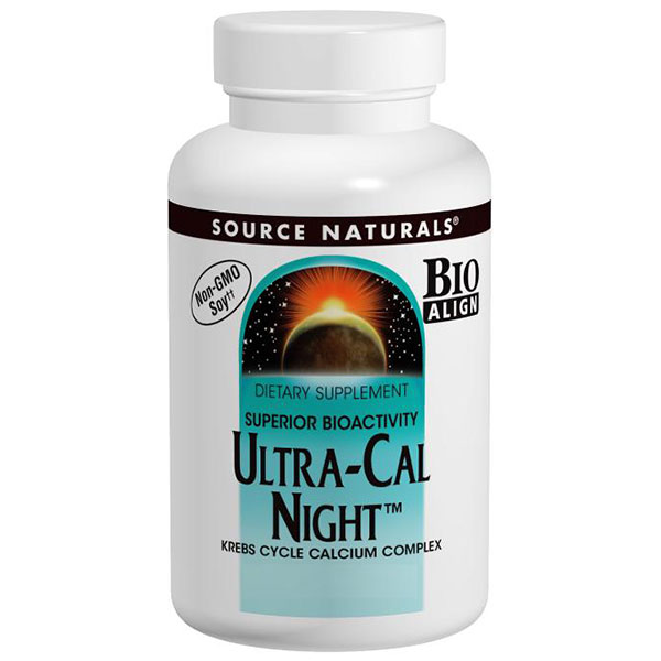 Ultra-Cal Night Calcium Complex, Value Size, 240 Tablets, Source Naturals