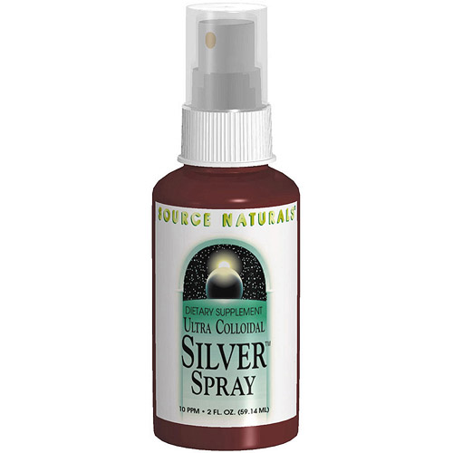 Ultra Colloidal Silver Spray 10 ppm, 1 oz, Source Naturals