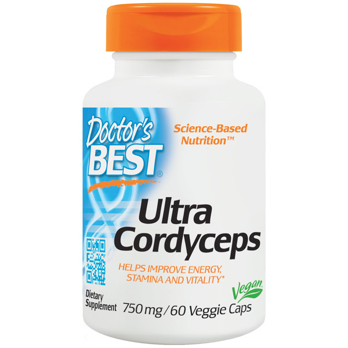 Ultra Cordyceps (Cordyceps Sinensis), 60 Veggie Caps, Doctors Best