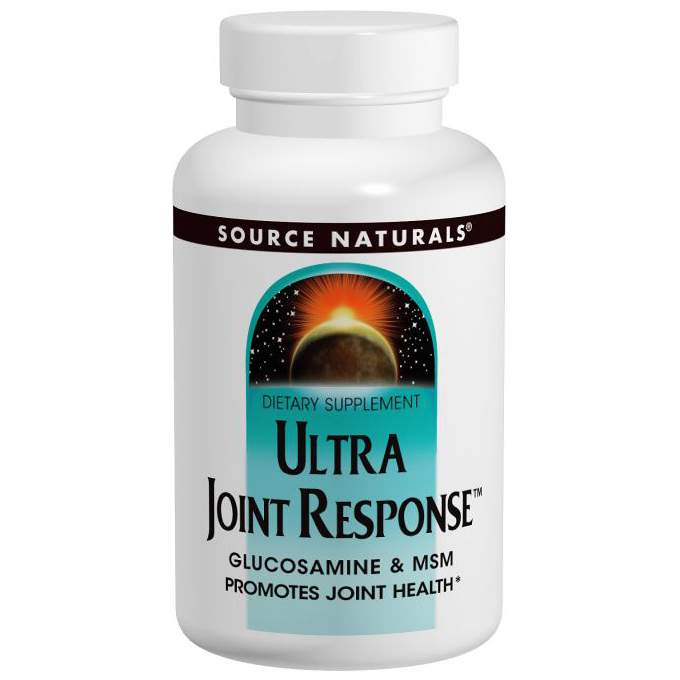 Ultra Joint Response (MSM and Glucosamine Complex) 180 tabs from Source Naturals