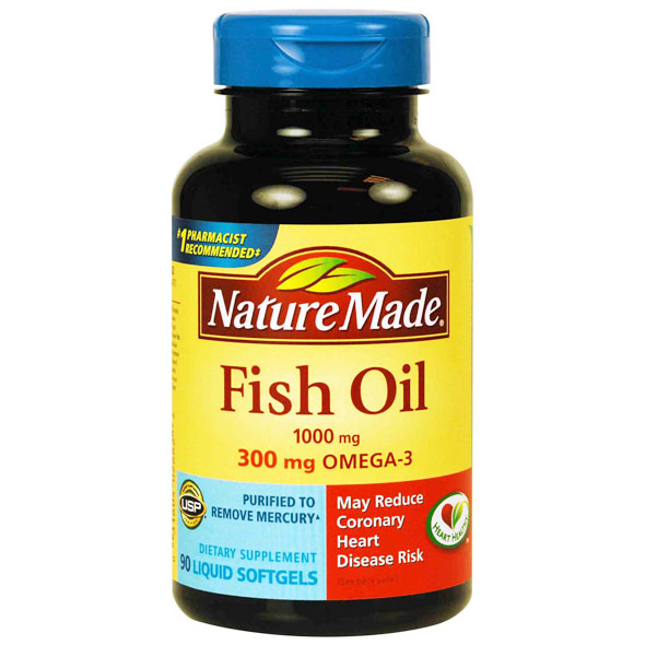 Nature Made Fish Oil 1000 mg, 90 Liquid Softgels