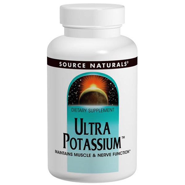 Ultra Potassium 99mg 100 tabs from Source Naturals