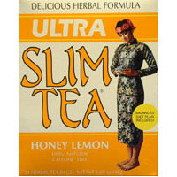 Ultra Slim Tea, Honey Lemon, 24 Tea Bags, Hobe Labs