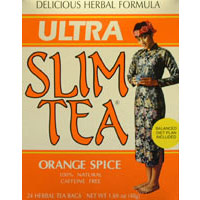 Ultra Slim Tea, Orange Spice, 24 Tea Bags, Hobe Labs