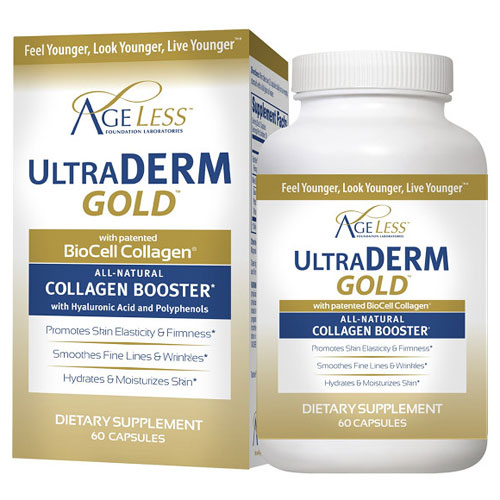 UltraDerm Gold, Collagen Booster, 60 Capsules, Ageless Foundation