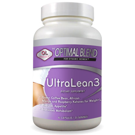 UltraLean3, Weight Loss Optimal Blend For Women, 40 Capsules, Olympian Labs