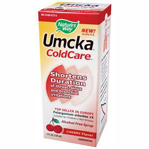 Umcka ColdCare Syrup Cherry 4 oz liquid from Natures Way