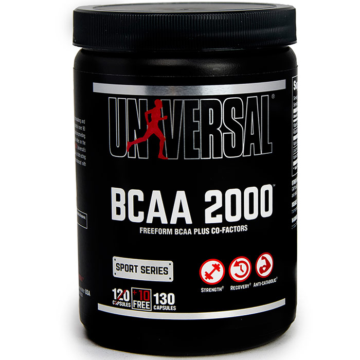 Universal Nutrition BCAA 2000 with Co-Factors 120 Capsules