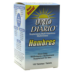Absolute Nutrition Uno Diario Hombres, For Men, 100 Tablets, Absolute Nutrition