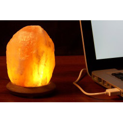 USB Himalayan Salt Lamp 4 Inch, Pink, 1 ct, Aloha Bay