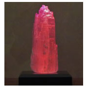 USB Selenite Crystal 3 Inch with LED Base, 1 Unit, Aloha Bay