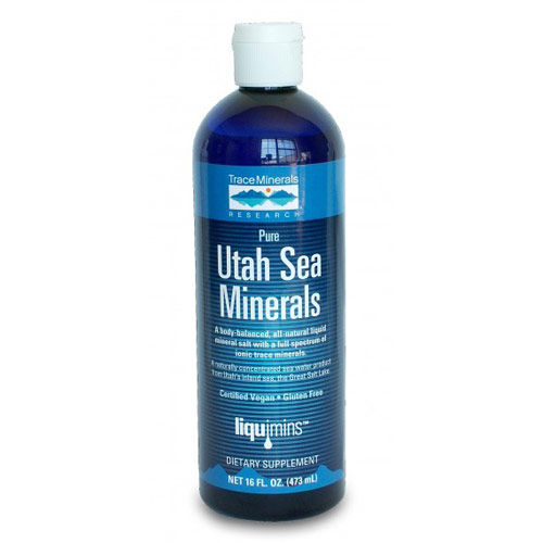 Pure Utah Sea Minerals Liquid, 16 oz, Trace Minerals Research