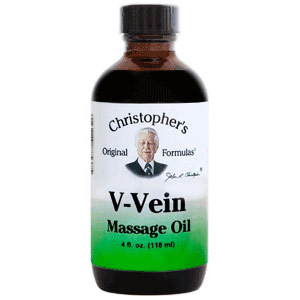 V-Vein Massage Oil (V Vein), 4 oz, Christophers Original Formulas