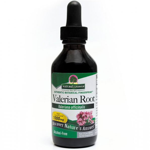 Valerian Extract Liquid Alcohol-Free, 2 oz, Natures Answer