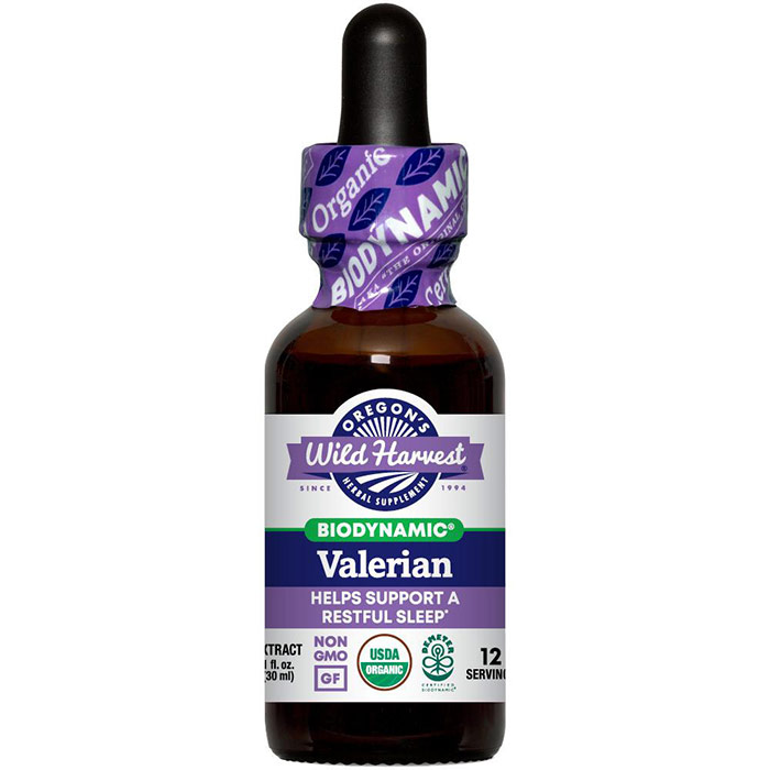 Valerian, Biodynamic Herbal Tonic, 2 oz, Oregons Wild Harvest