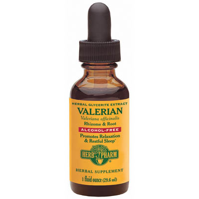 Valerian Glycerite Liquid, 4 oz, Herb Pharm