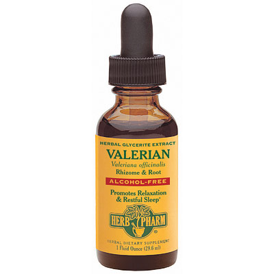 Valerian Glycerite Herbal Extract Alcohol-Free 1 oz from Herb Pharm