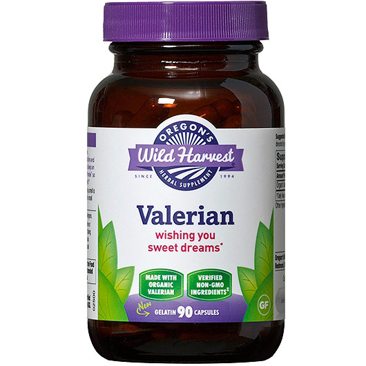 Valerian, Organic, Value Size, 180 Capsules, Oregons Wild Harvest