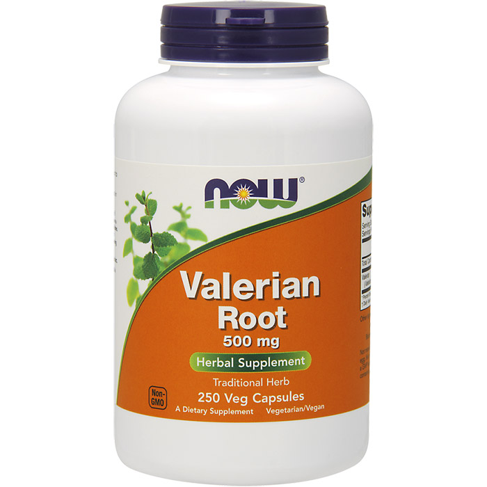 Valerian Root 500 mg, Value Size, 250 Capsules, NOW Foods