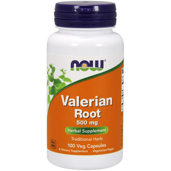 NOW Foods Valerian Root 500 mg, 100 Capsules, NOW Foods