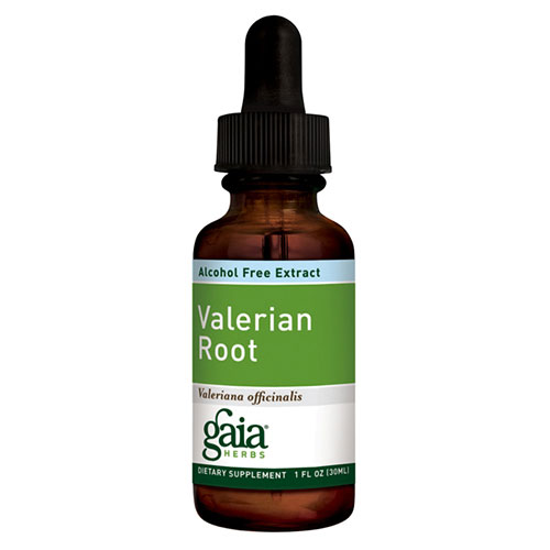 Valerian Root Liquid, Alcohol Free, 1 oz, Gaia Herbs