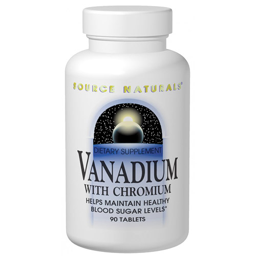 Source Naturals Vanadium with Chromium 180 tabs from Source Naturals