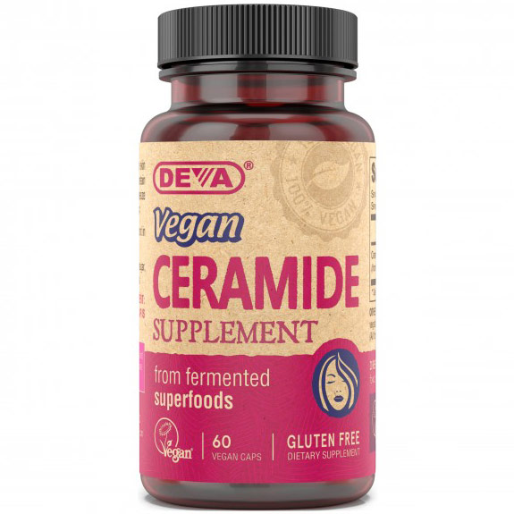 Vegan Ceramide Skin Support, 60 Tablets, Deva Vegetarian Nutrition