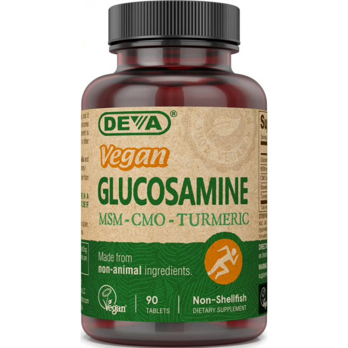 Vegan Glucosamine, MSM & CMO Joint Support, 90 Tablets, Deva Vegetarian Nutrition