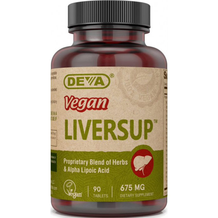Deva Nutrition Vegan Liver Support, 90 Tablets, Deva Vegetarian Nutrition