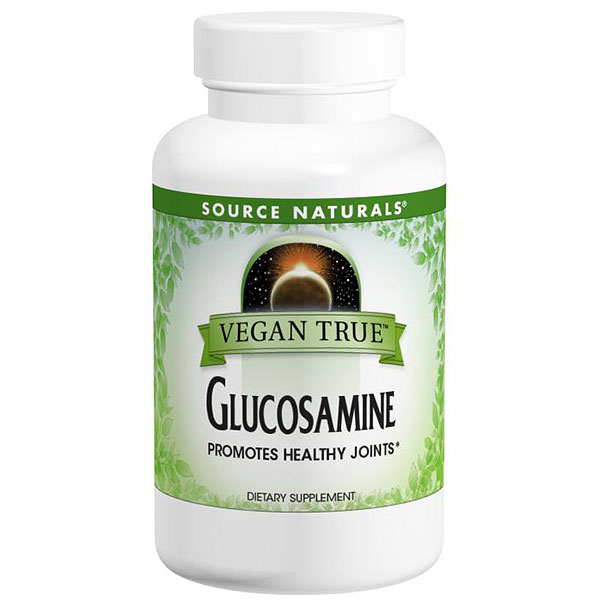 Vegan True Glucosamine 750 mg, 60 Tablets, Source Naturals