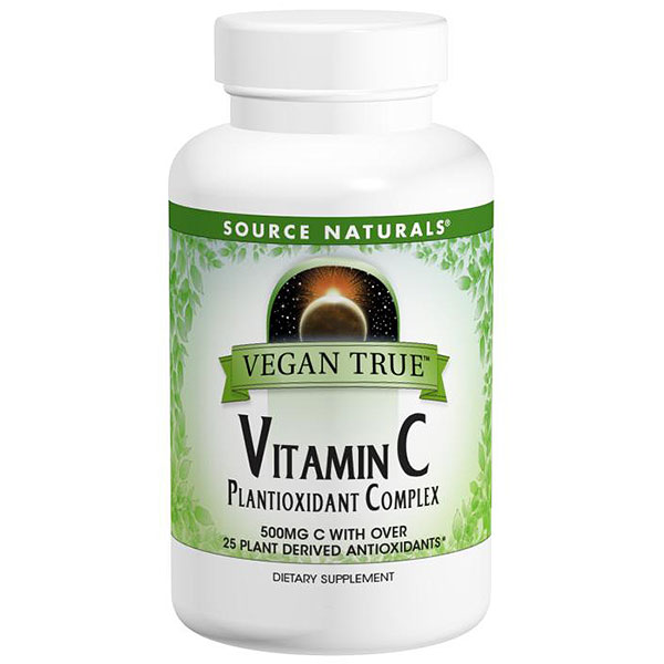 Vegan True Vitamin C Plantioxidant Complex, 60 Tablets, Source Naturals