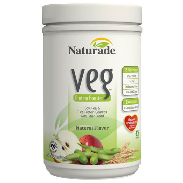 Veg Protein Booster, Natural Flavor, 13.7 oz (389 g), Naturade