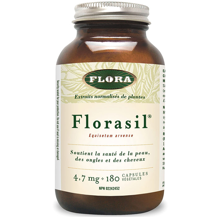 FloraSil, Water-Soluble Form of Silica, 180 Vegetarian Capsules, Flora