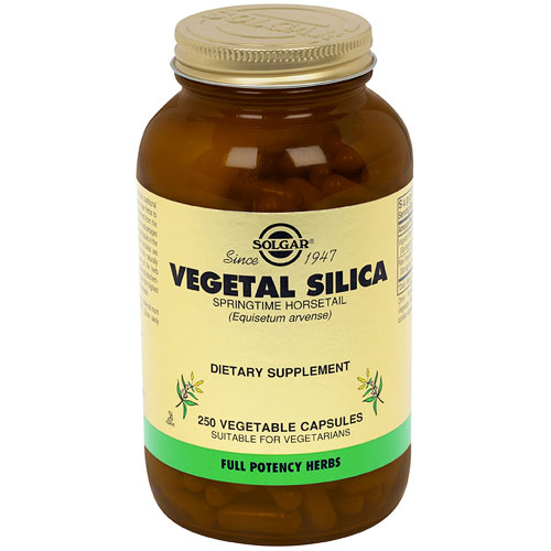 Vegetal Silica - Full Potency, 250 Vegetable Capsules, Solgar - CLICK HERE TO LEARN MORE