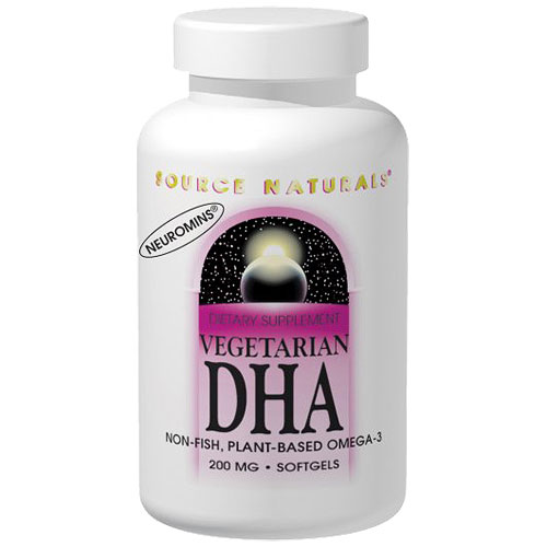 Vegetarian DHA 200 mg, 120 Softgels, Source Naturals Day of health 116 s