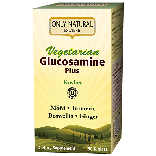Vegetarian Glucosamine Plus (Kosher), 90 Capsules, Only Natural Inc.