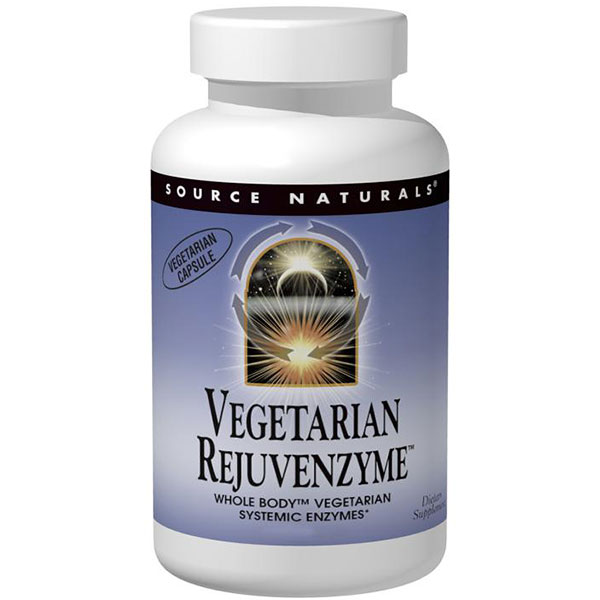 Source Naturals Vegetarian RejuvenZyme Caps, 120 Capsules, Source Naturals