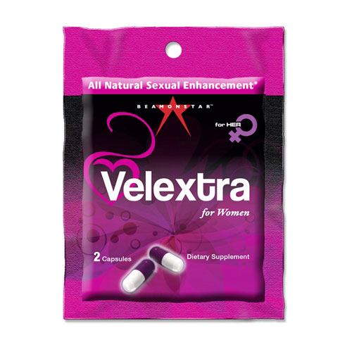 Velextra for Women, All Natural Sexual Enhancement, 2 Capsules, Beamonstar