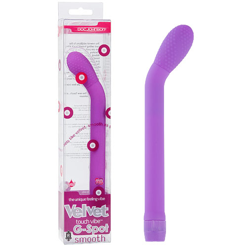 Velvet Touch Vibe, G-Spot Vibrator Smooth, Purple, Doc Johnson