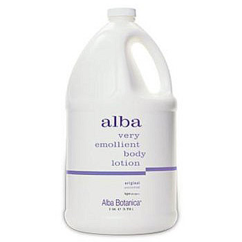 Alba Botanica Very Emollient Body Lotion Unscented, 1 Gallon, Alba Botanica