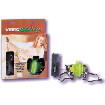 California Exotic Novelties Vibro Wings Vibrator with T-Strap, California Exotic Novelties