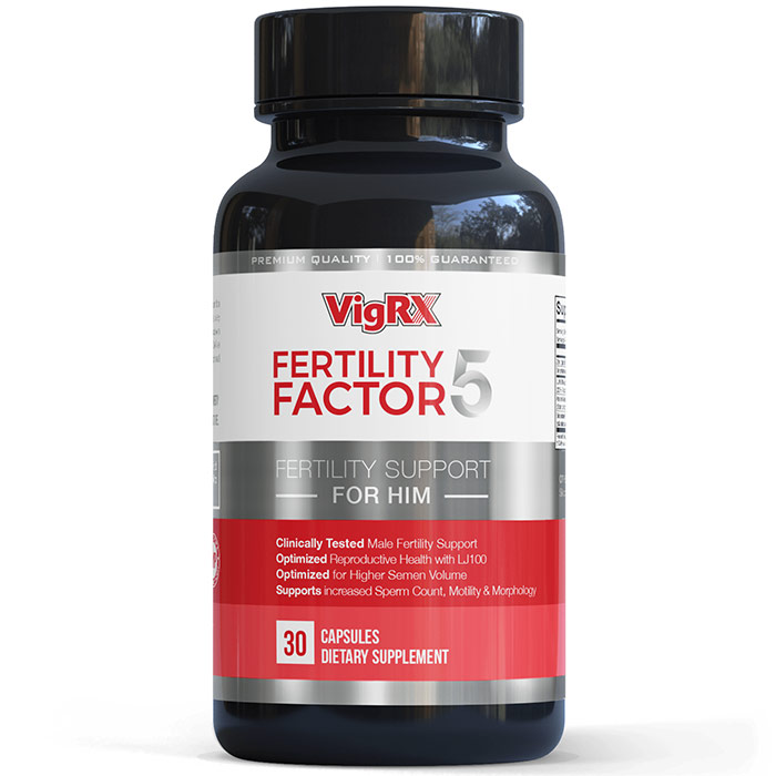 VigRX Fertility Factor 5, Fertility Support for Him, 30 Capsules, Leading Edge Health