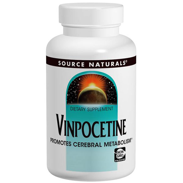 Vinpocetine 10mg 60 tabs from Source Naturals