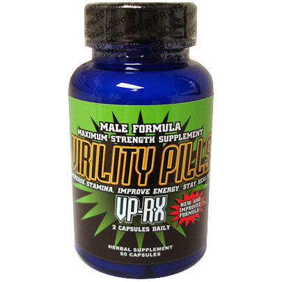 Virility Pills - VP RX Male Enhancement Formula, 60 Capsules